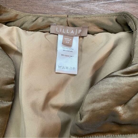 LILLA P Sage Green Puffer Coat - Picture 2 of 4
